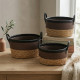 Straw Basket Set 3 Pcs